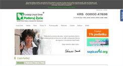 Desktop Screenshot of podarujzycie.org